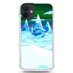 Frost Mountains Illustration Adventure Time Fantasy Art Landscape iPhone 12 mini TPU UV Print Case	 Front