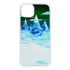 Frost Mountains Illustration Adventure Time Fantasy Art Landscape Iphone 14 Plus Tpu Uv Print Case by Sarkoni