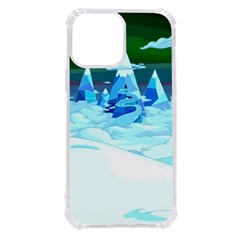 Frost Mountains Illustration Adventure Time Fantasy Art Landscape Iphone 13 Pro Max Tpu Uv Print Case