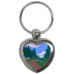 Adventure Time Cartoon Pathway Key Chain (heart) by Sarkoni