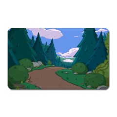 Adventure Time Cartoon Pathway Magnet (rectangular) by Sarkoni