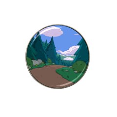 Adventure Time Cartoon Pathway Hat Clip Ball Marker by Sarkoni