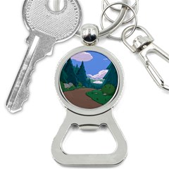 Adventure Time Cartoon Pathway Bottle Opener Key Chain by Sarkoni