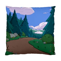 Adventure Time Cartoon Pathway Standard Cushion Case (one Side) by Sarkoni