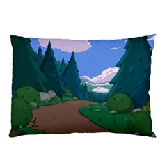 Adventure Time Cartoon Pathway Pillow Case by Sarkoni