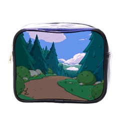 Adventure Time Cartoon Pathway Mini Toiletries Bag (one Side) by Sarkoni