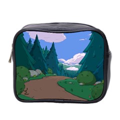 Adventure Time Cartoon Pathway Mini Toiletries Bag (two Sides) by Sarkoni