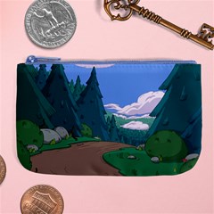 Adventure Time Cartoon Pathway Large Coin Purse by Sarkoni