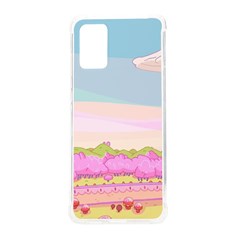 Pink And White Forest Illustration Adventure Time Cartoon Samsung Galaxy S20plus 6 7 Inch Tpu Uv Case by Sarkoni