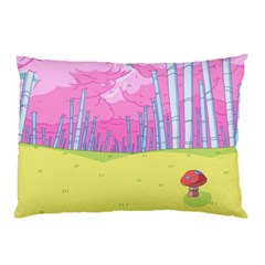 Red Mushroom Animation Adventure Time Cartoon Multi Colored Pillow Case (two Sides) by Sarkoni