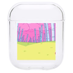 Red Mushroom Animation Adventure Time Cartoon Multi Colored Hard Pc Airpods 1/2 Case by Sarkoni