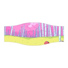 Red Mushroom Animation Adventure Time Cartoon Multi Colored Stretchable Headband by Sarkoni