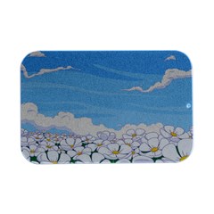 White Petaled Flowers Illustration Adventure Time Cartoon Open Lid Metal Box (silver)   by Sarkoni