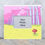 Red Mushroom Animation Adventure Time Cartoon Multi Colored White Wall Photo Frame 5  x 7  Front