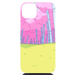 Red Mushroom Animation Adventure Time Cartoon Multi Colored Iphone 14 Plus Black Uv Print Case by Sarkoni