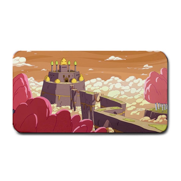 Animated Castle Illustration Adventure Time Cartoon Nature Medium Bar Mat