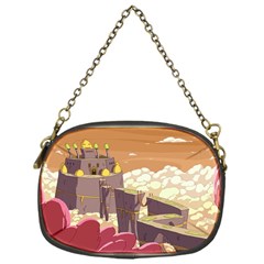 Animated Castle Illustration Adventure Time Cartoon Nature Chain Purse (one Side) by Sarkoni