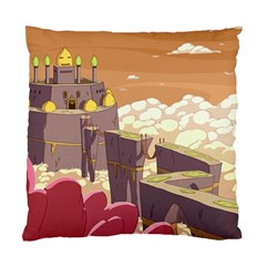 Animated Castle Illustration Adventure Time Cartoon Nature Standard Cushion Case (two Sides) by Sarkoni