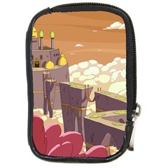 Animated Castle Illustration Adventure Time Cartoon Nature Compact Camera Leather Case by Sarkoni