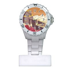 Animated Castle Illustration Adventure Time Cartoon Nature Plastic Nurses Watch