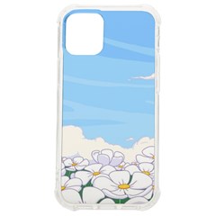 White Petaled Flowers Illustration Adventure Time Cartoon Iphone 12 Mini Tpu Uv Print Case	 by Sarkoni