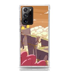 Animated Castle Illustration Adventure Time Cartoon Nature Samsung Galaxy Note 20 Ultra Tpu Uv Case by Sarkoni