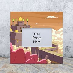 Animated Castle Illustration Adventure Time Cartoon Nature White Box Photo Frame 4  X 6  by Sarkoni