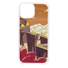 Animated Castle Illustration Adventure Time Cartoon Nature Iphone 13 Mini Tpu Uv Print Case by Sarkoni