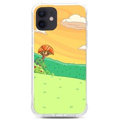 Green Field Illustration Adventure Time Multi Colored Iphone 12/12 Pro Tpu Uv Print Case by Sarkoni