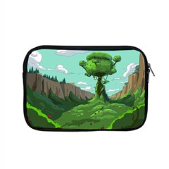 Adventure Time Cartoon Green Color Nature  Sky Apple Macbook Pro 15  Zipper Case by Sarkoni