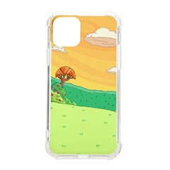 Green Field Illustration Adventure Time Multi Colored Iphone 11 Pro 5 8 Inch Tpu Uv Print Case by Sarkoni