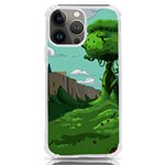 Adventure Time Cartoon Green Color Nature  Sky iPhone 13 Pro Max TPU UV Print Case Front