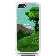 Adventure Time Cartoon Green Color Nature  Sky Iphone Se by Sarkoni