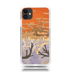 Adventure Time Cartoon Landscape Trees Iphone 11 Tpu Uv Print Case by Sarkoni