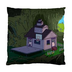 Purple House Cartoon Character Adventure Time Architecture Standard Cushion Case (one Side) by Sarkoni