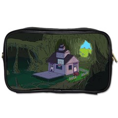 Purple House Cartoon Character Adventure Time Architecture Toiletries Bag (one Side) by Sarkoni