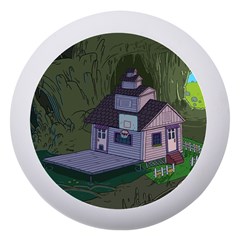 Purple House Cartoon Character Adventure Time Architecture Dento Box With Mirror by Sarkoni