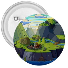 Cartoon Network Mountains Landscapes Seas Illustrations Adventure Time Rivers 3  Buttons