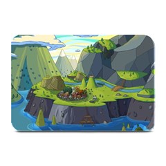 Cartoon Network Mountains Landscapes Seas Illustrations Adventure Time Rivers Plate Mats