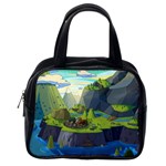 Cartoon Network Mountains Landscapes Seas Illustrations Adventure Time Rivers Classic Handbag (One Side) Front