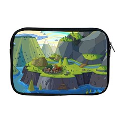 Cartoon Network Mountains Landscapes Seas Illustrations Adventure Time Rivers Apple MacBook Pro 17  Zipper Case