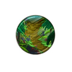 Green Pine Trees Wallpaper Adventure Time Cartoon Green Color Hat Clip Ball Marker by Sarkoni