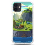 Cartoon Network Mountains Landscapes Seas Illustrations Adventure Time Rivers iPhone 12 mini TPU UV Print Case	 Front