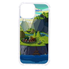 Cartoon Network Mountains Landscapes Seas Illustrations Adventure Time Rivers Iphone 13 Mini Tpu Uv Print Case by Sarkoni