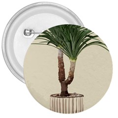 Tree Vector Art In A Flower Pot 3  Buttons by Sarkoni