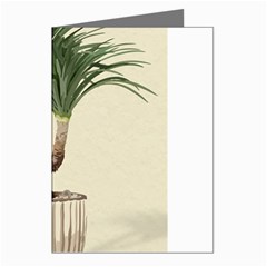 Tree Vector Art In A Flower Pot Greeting Cards (pkg Of 8) by Sarkoni