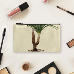 Tree Vector Art In A Flower Pot Cosmetic Bag (small) by Sarkoni