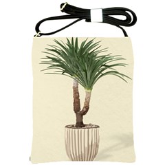 Tree Vector Art In A Flower Pot Shoulder Sling Bag by Sarkoni