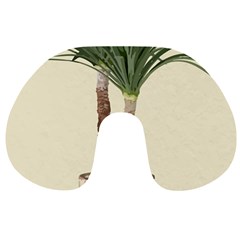 Tree Vector Art In A Flower Pot Travel Neck Pillow by Sarkoni