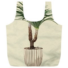 Tree Vector Art In A Flower Pot Full Print Recycle Bag (xl) by Sarkoni